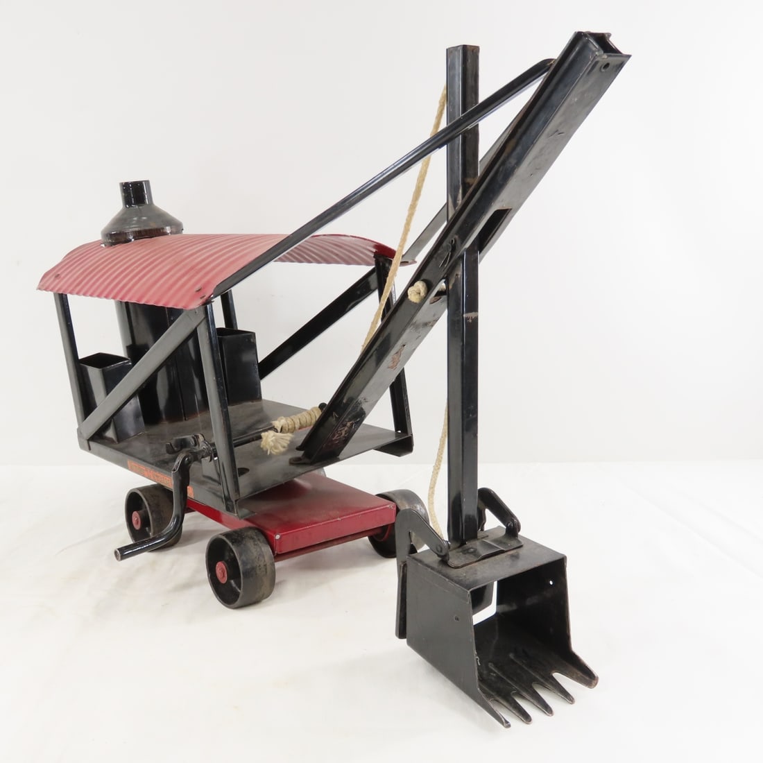 1920s Buddy L Pressed Steel Steam Shovel - 7