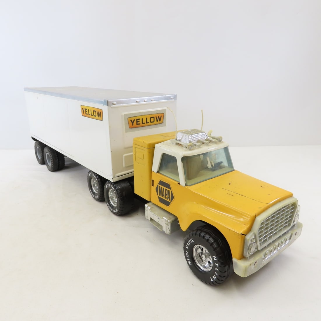 Nylint Semi Truck, Bottom Dump & Log Hauler - 8
