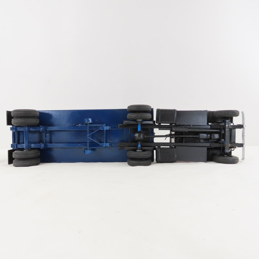 Custom Wood Model Tractor & Trailer - 10