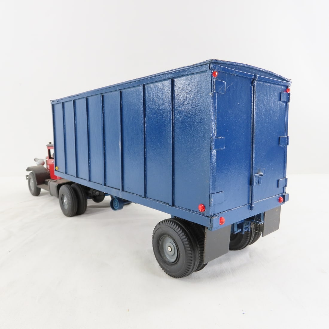 Custom Wood Model Tractor & Trailer - 3