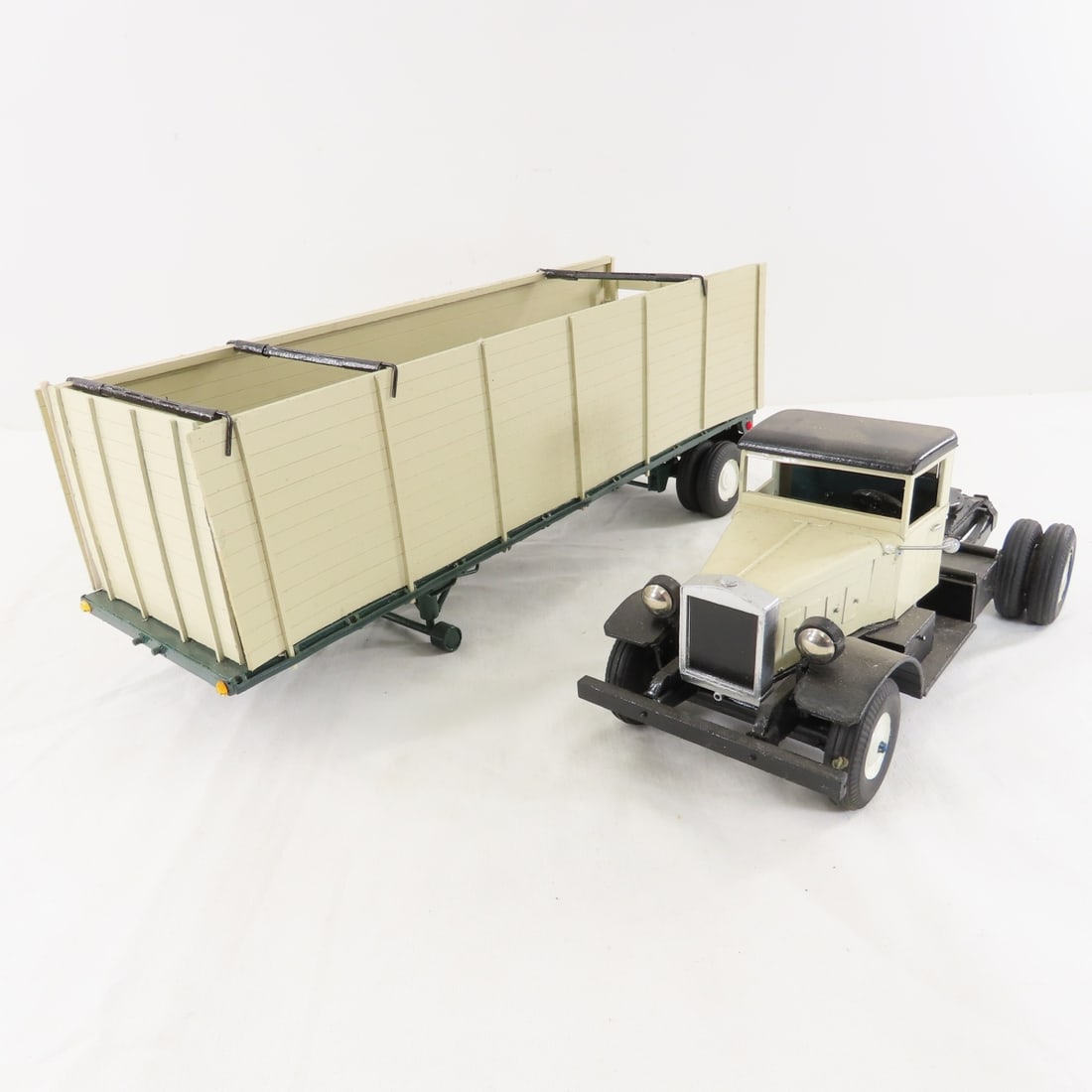 Custom Wood Model Farm Grain Truck - 11