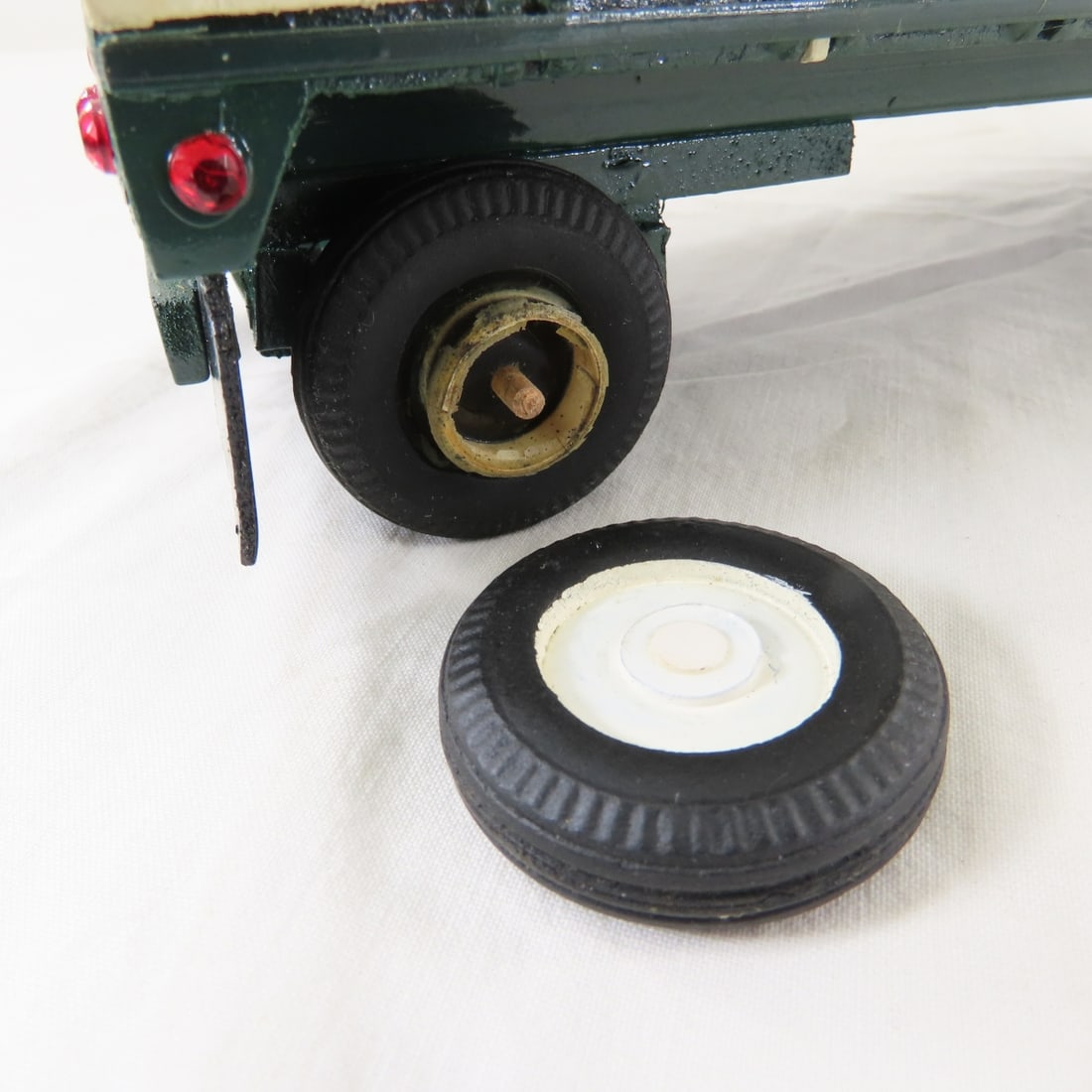 Custom Wood Model Farm Grain Truck - 13