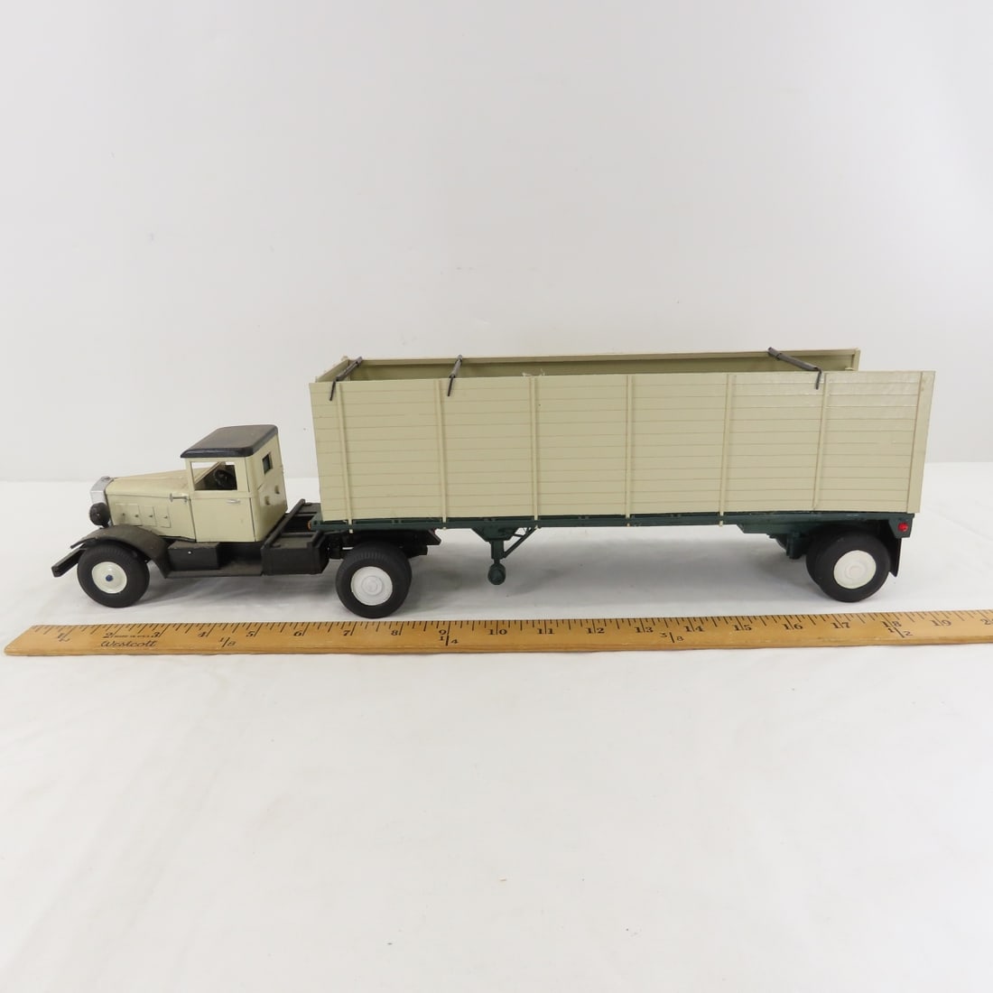 Custom Wood Model Farm Grain Truck - 2
