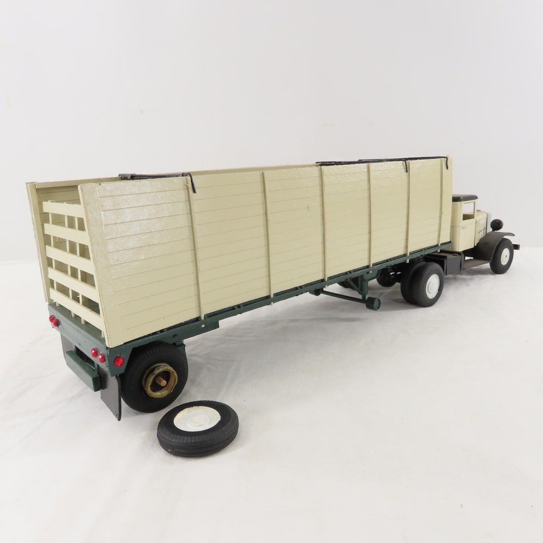 Custom Wood Model Farm Grain Truck - 5