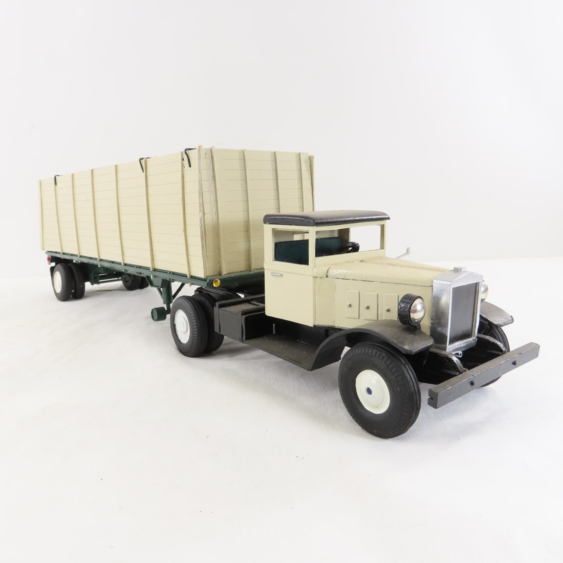 Custom Wood Model Farm Grain Truck - 7