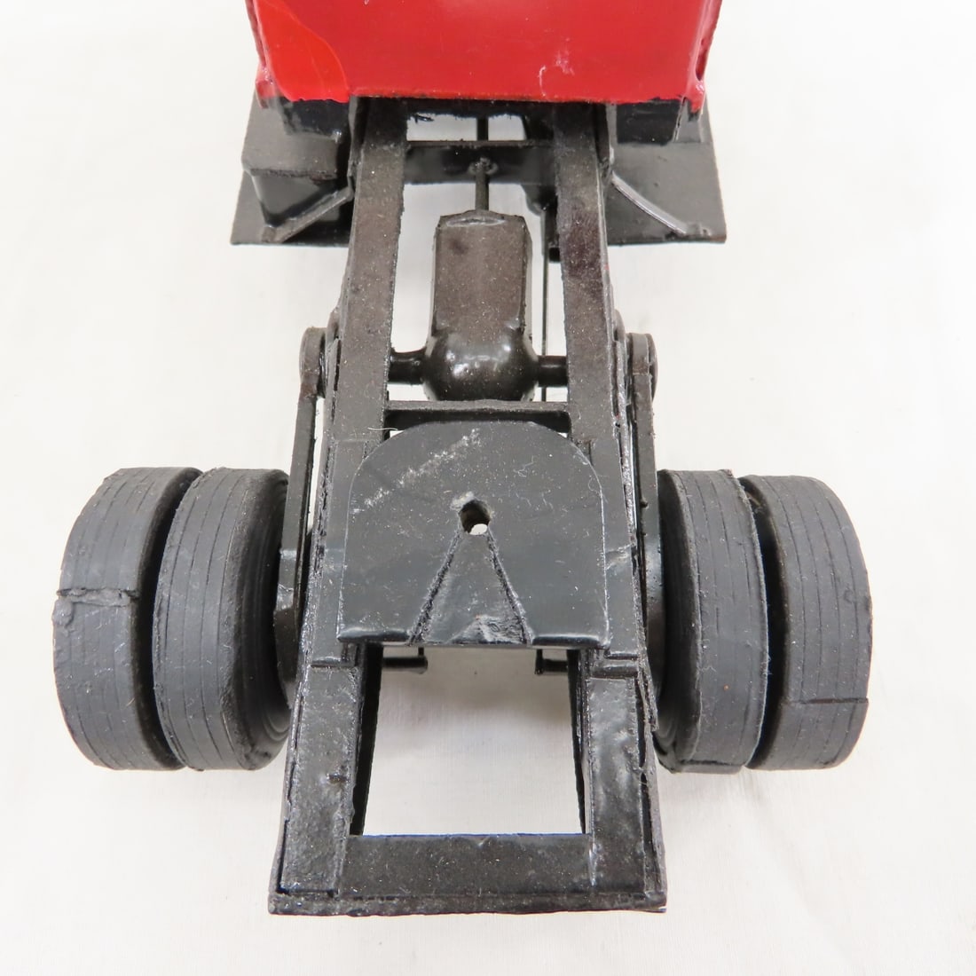 Custom Wood Model Tractor & 2 Trailers - 12
