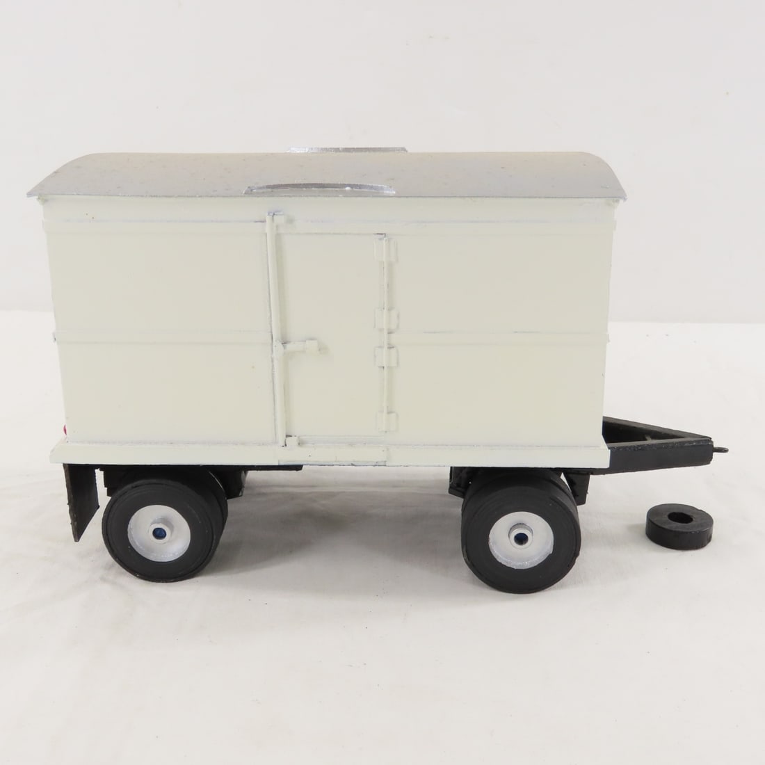 Custom Wood Model Tractor & 2 Trailers - 16