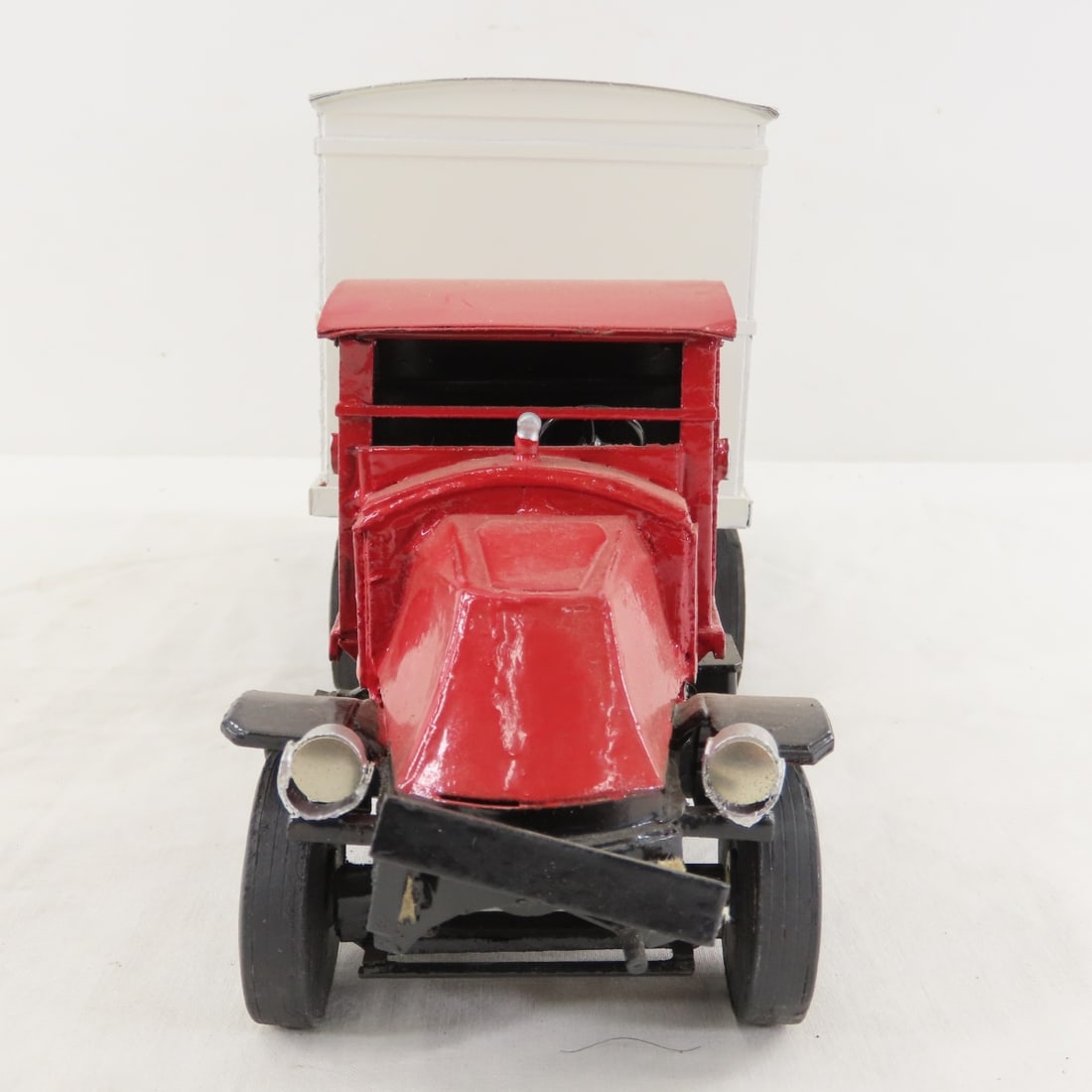 Custom Wood Model Tractor & 2 Trailers - 8