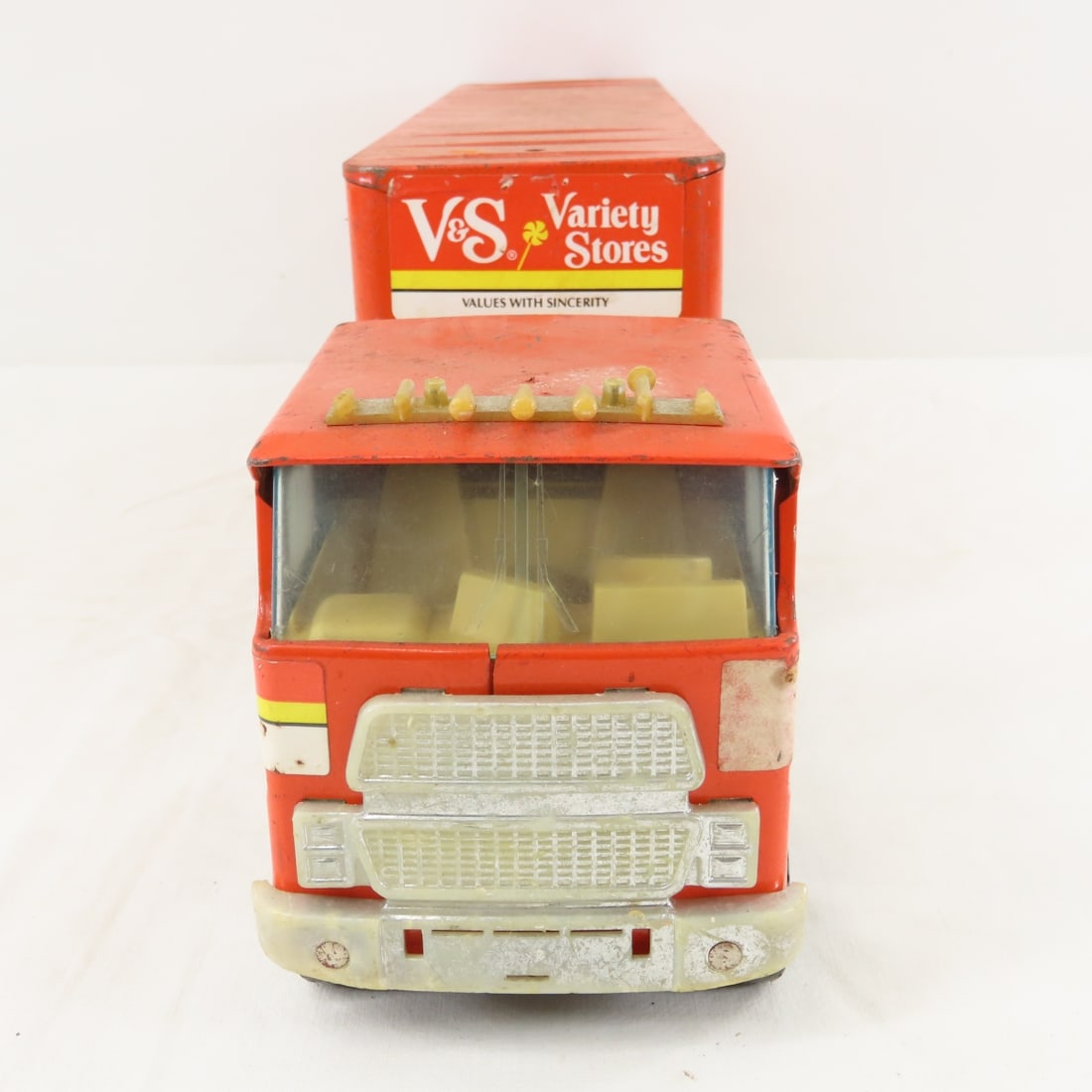 Vintage Nylint V&S Variety Stores Tractor Trailer - 8