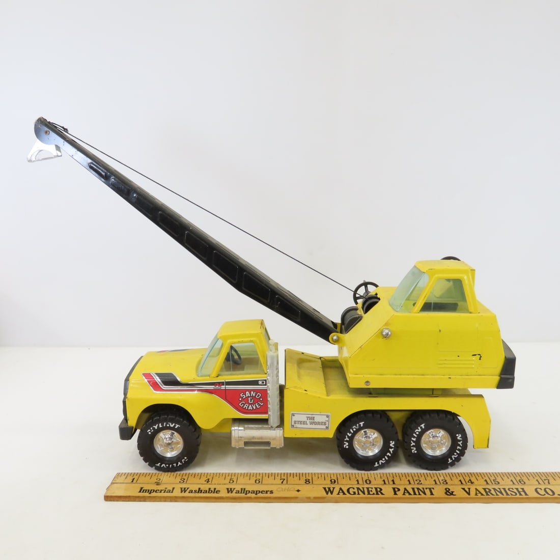 1980s Nylint Dump Truck & 6 Wheel Crane - 11