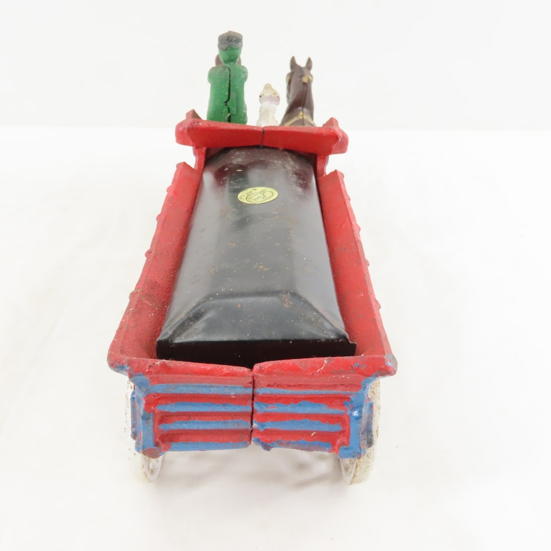 3 Reproduction Cast Iron Horse Drawn Wagons - 13