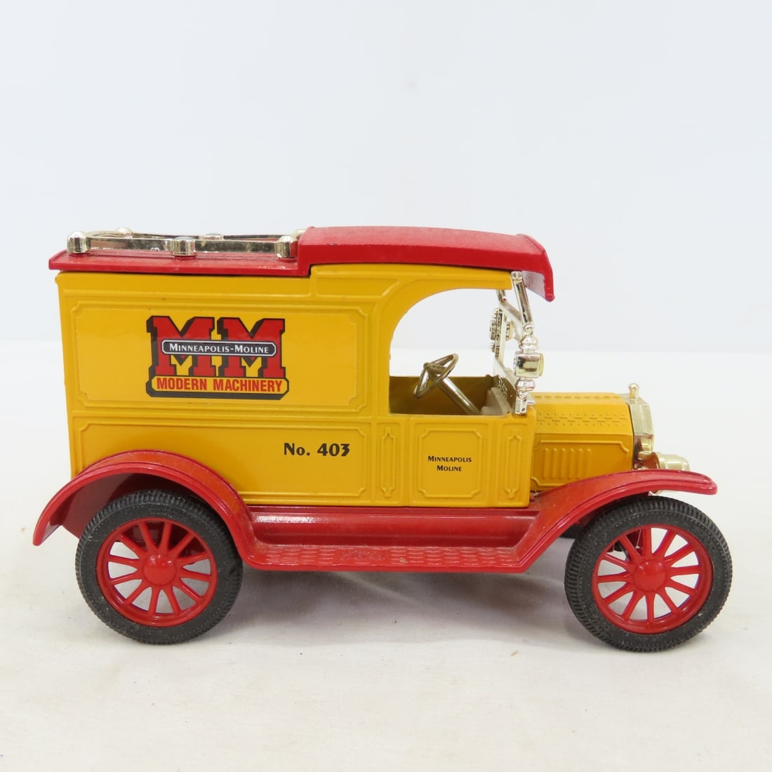 3 Plastic Truck & 3 Metal Car Banks, all have keys - 15