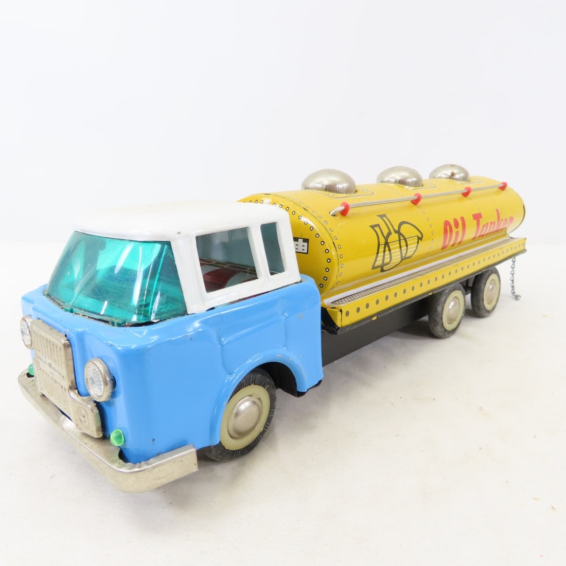 Tin Litho Friction Truck, Moving Truck & Boat - 2