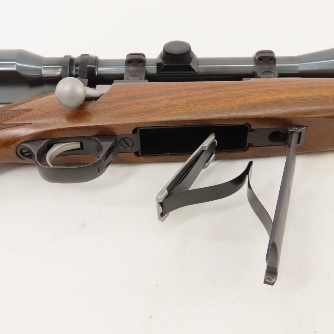 Ruger M77 Hawkeye .358 WIN Rifle with Scope - 10