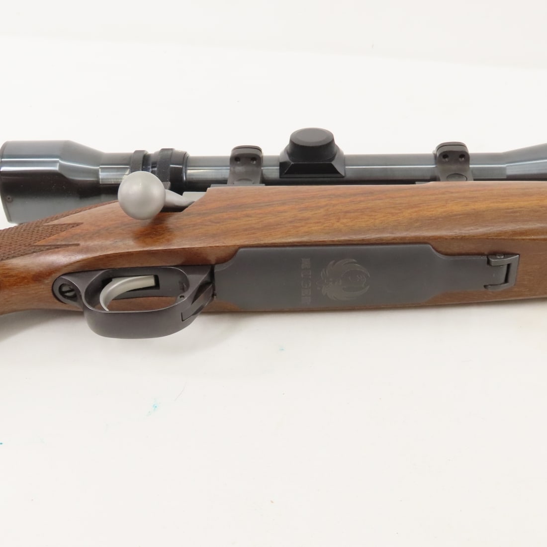 Ruger M77 Hawkeye .358 WIN Rifle with Scope - 11