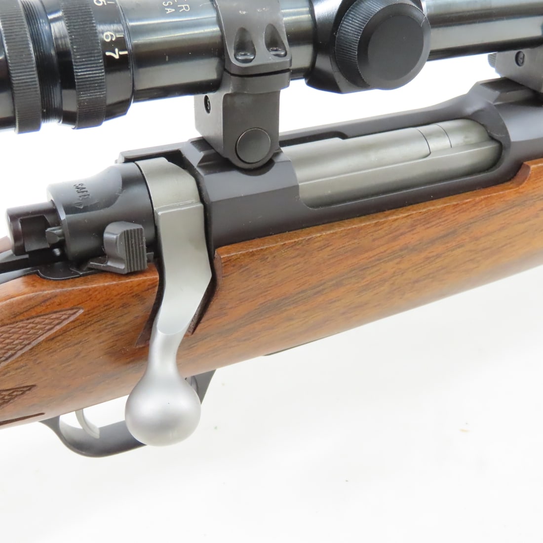 Ruger M77 Hawkeye .358 WIN Rifle with Scope - 9