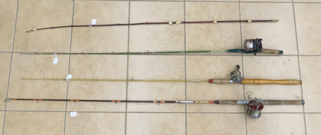 2 Vintage Fishing Rods, 2 Reels & Parts (1 of 20)