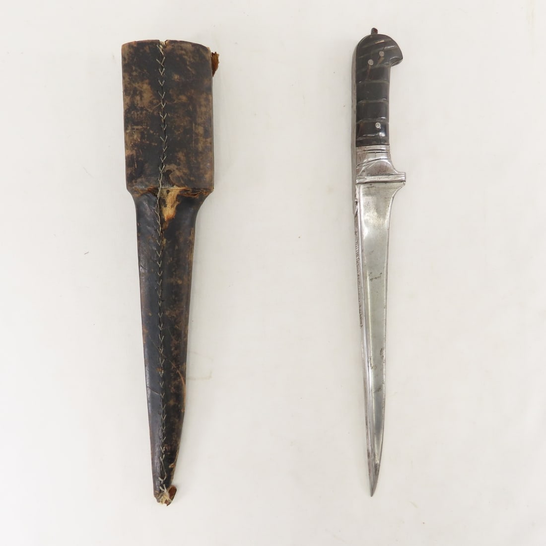 19th Century Persian Khyber Choora Kurdish Dagger - 2