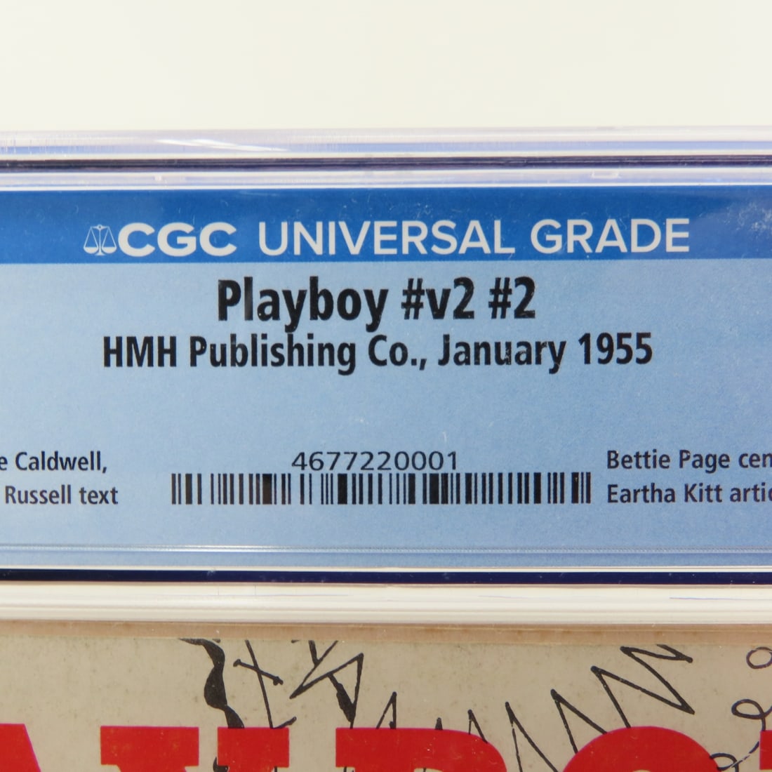 Playboy #v2 #2 January 1955 CGC Graded 1.8 - 4