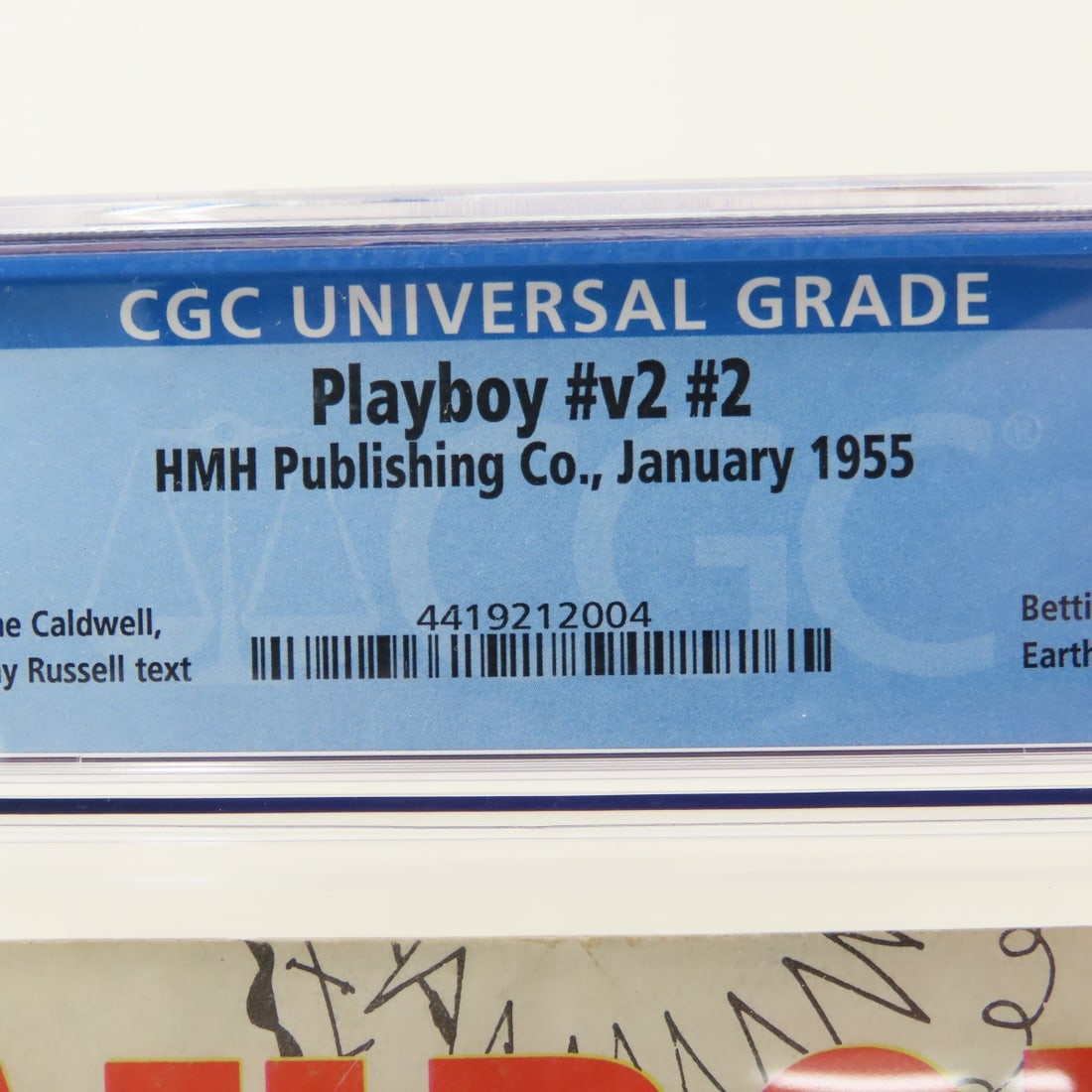Playboy #v2 #2 January 1955 CGC Graded 4.5 - 4