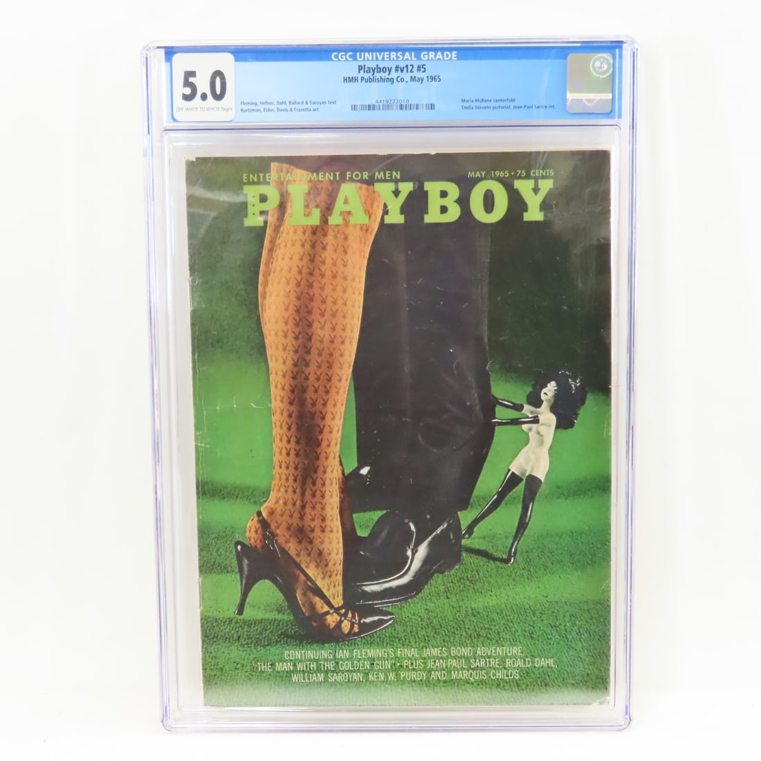 Playboy #v12 #5 May 1965 CGC Graded 5.0: Playboy #v12 #5 May 1965 CGC Graded 5.0 - Lot Size 14x10x1" 2 LB All information and photos are intended to be as accurate as possible, but errors are possible. No item may be returned or refused