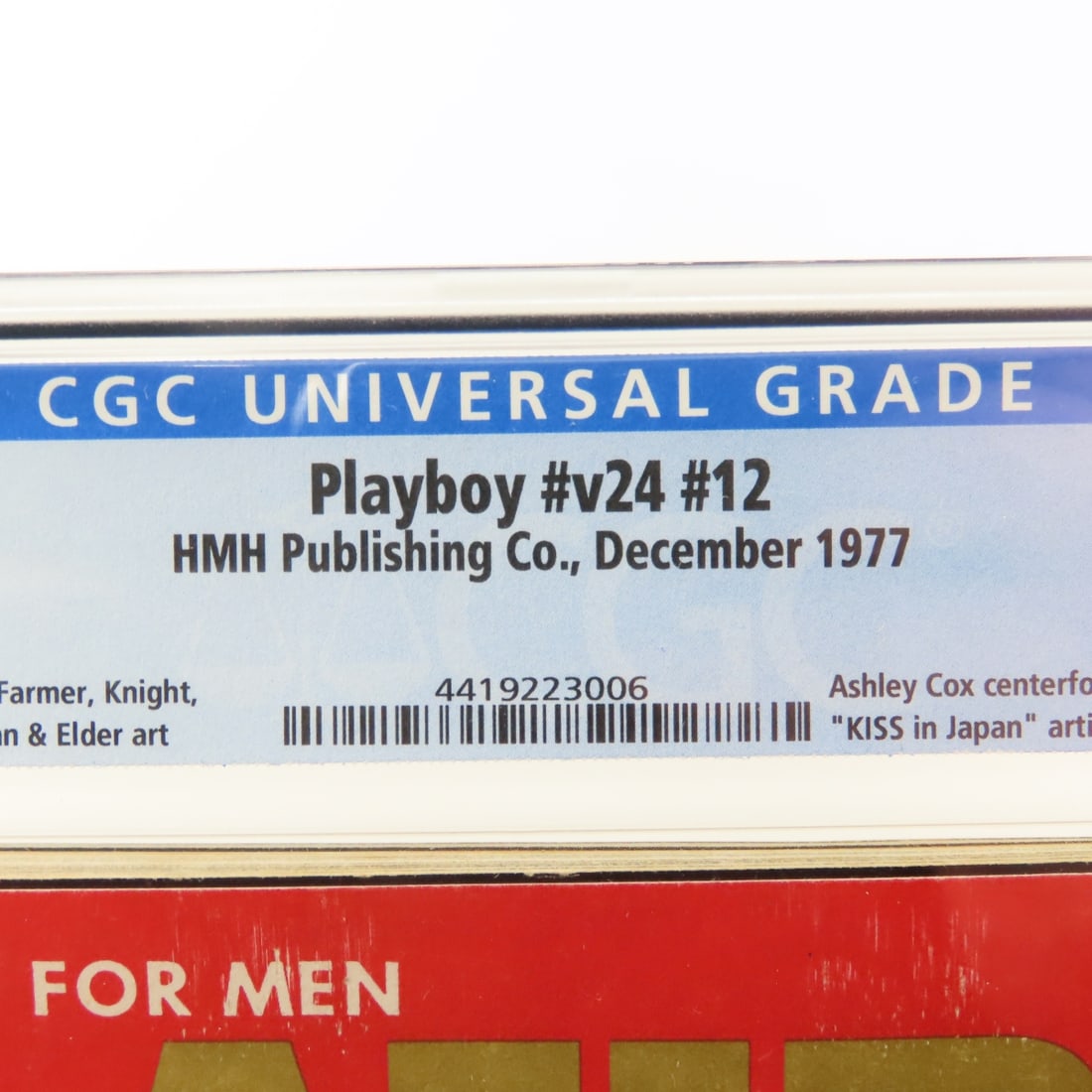 Playboy #v24 #12 December 1977 CGC Graded 7.5 - 4