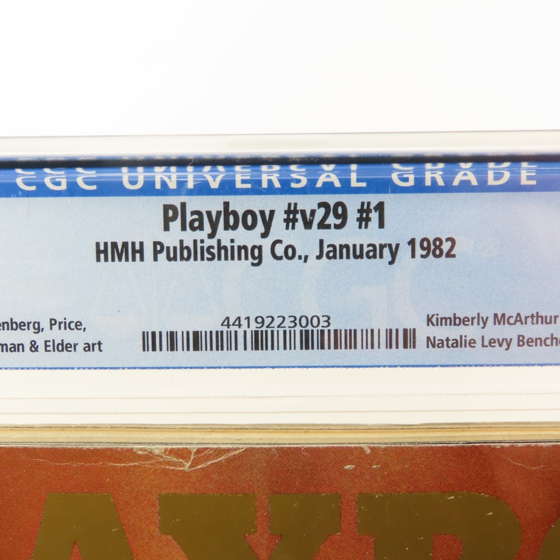 Playboy #v29 #1 January 1982 CGC Graded 3.5 - 4