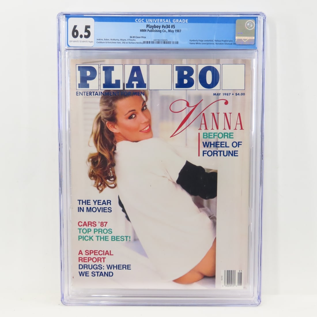 Playboy #v34 #5 May 1987 CGC Graded 6.5: Playboy #v34 #5 May 1987 CGC Graded 6.5 - Lot Size 14x10x1" 2 LB All information and photos are intended to be as accurate as possible, but errors are possible. No item may be returned or refused base