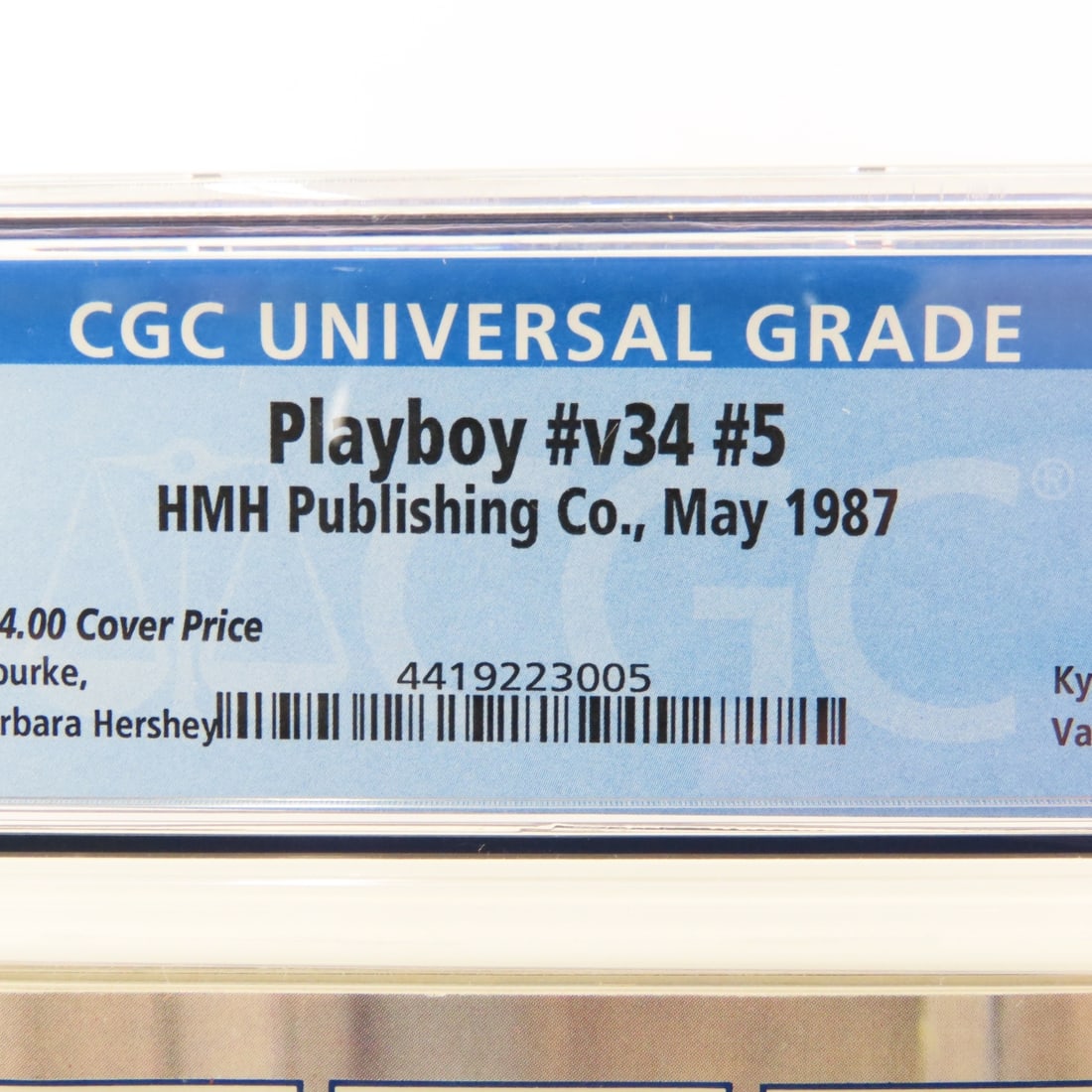 Playboy #v34 #5 May 1987 CGC Graded 6.5 - 4