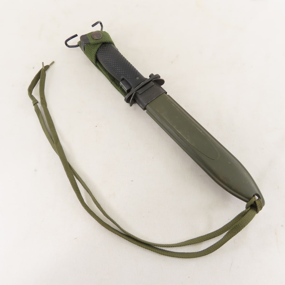 US M5A1 Bayonet in German USMA81 Scabbard - 12