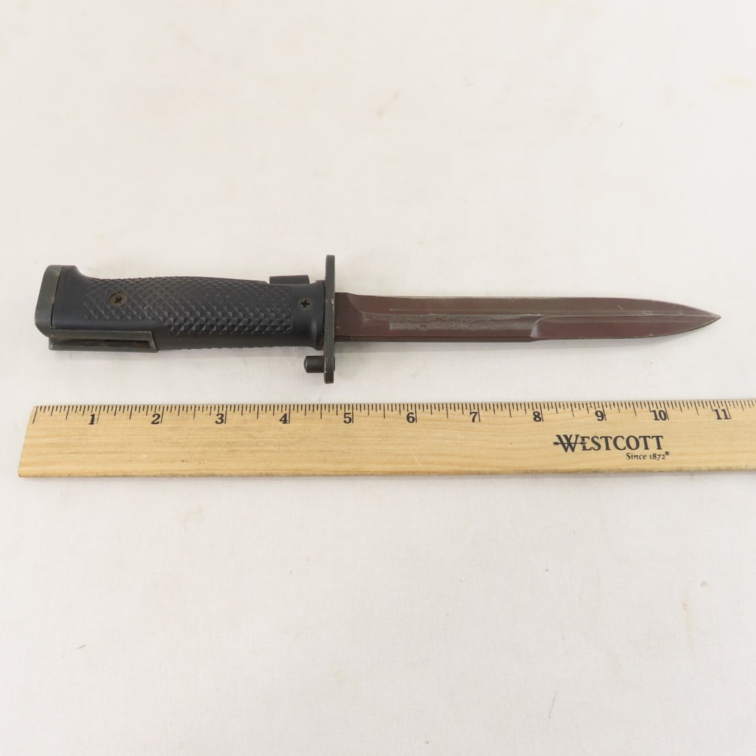 US M5A1 Bayonet in German USMA81 Scabbard - 3