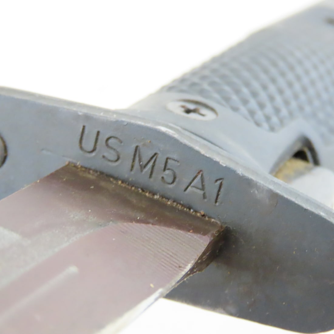 US M5A1 Bayonet in German USMA81 Scabbard - 9