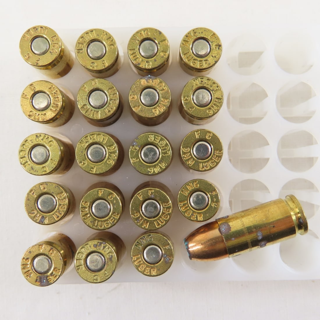 360 Rounds Mixed 9mm in plastic ammo box - 13