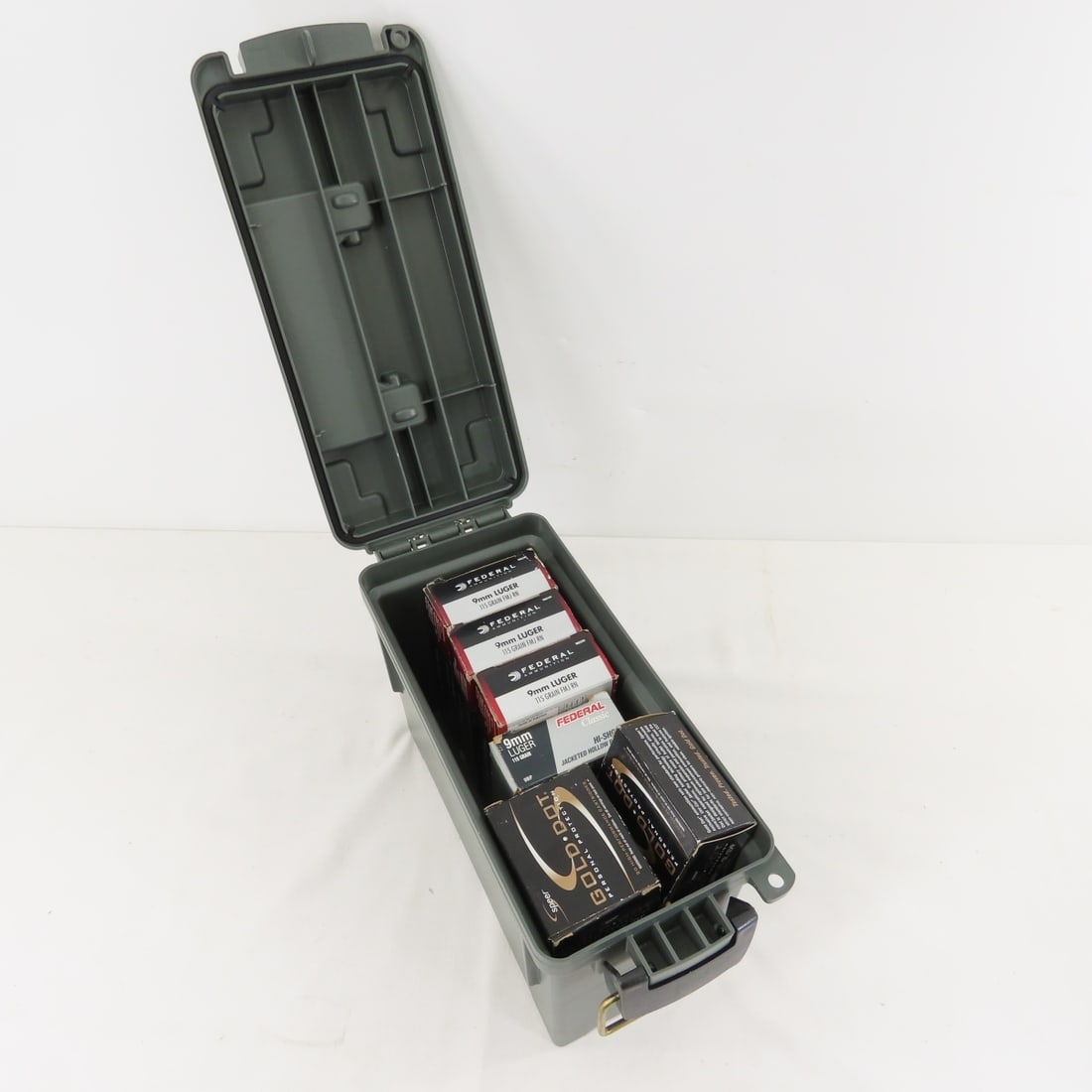 360 Rounds Mixed 9mm in plastic ammo box - 17