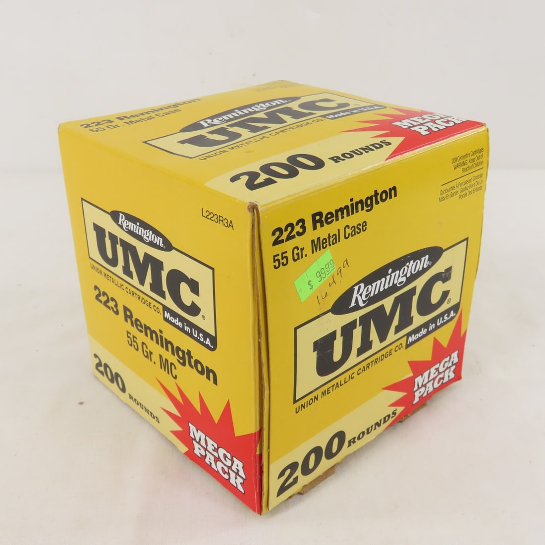 200 Rounds Remington UMC 223 Rem Mega Pack - 5