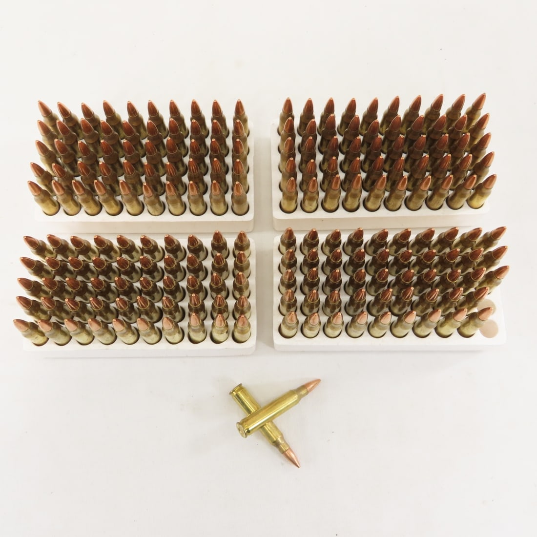 200 Rounds Hornady 223 Rem 55 gr FMJ/BT Ammo - 2