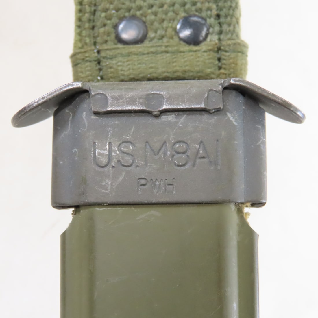 US Vietnam War Era M7 Bayonet & Scabbard - 11