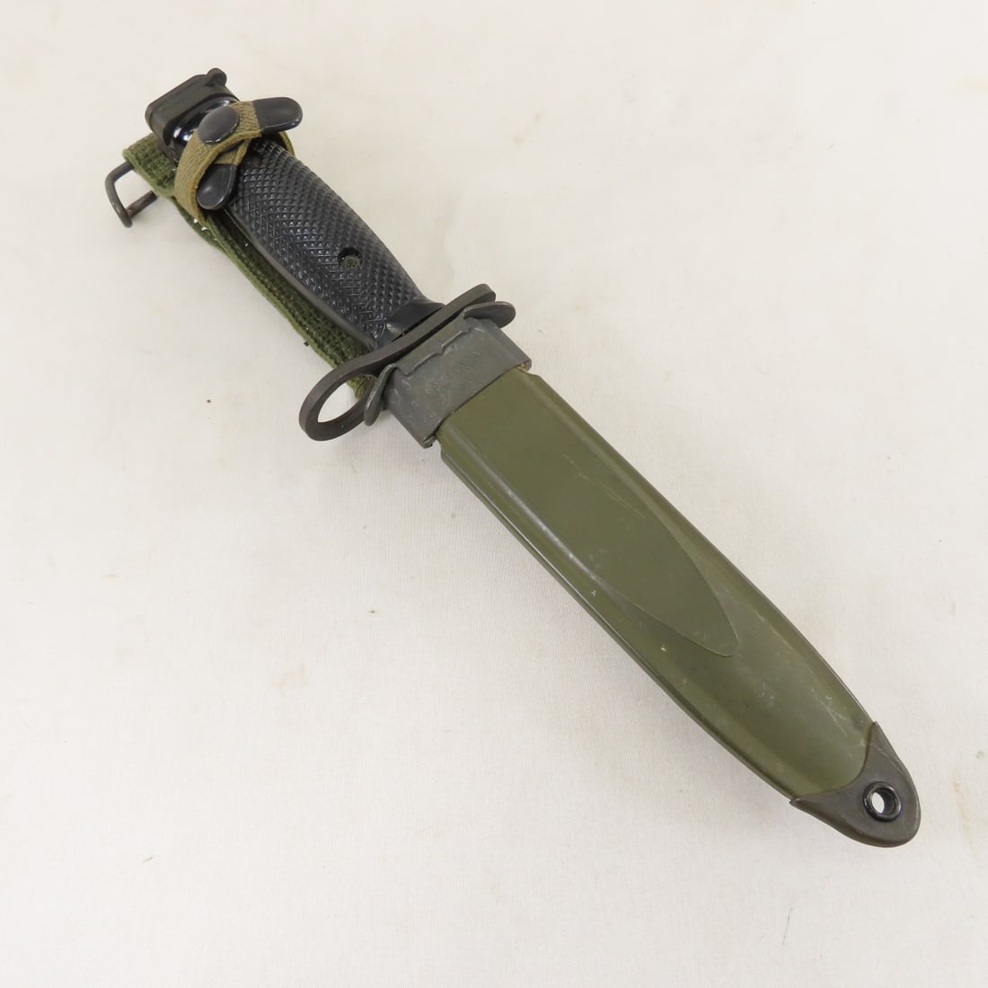 US Vietnam War Era M7 Bayonet & Scabbard - 12