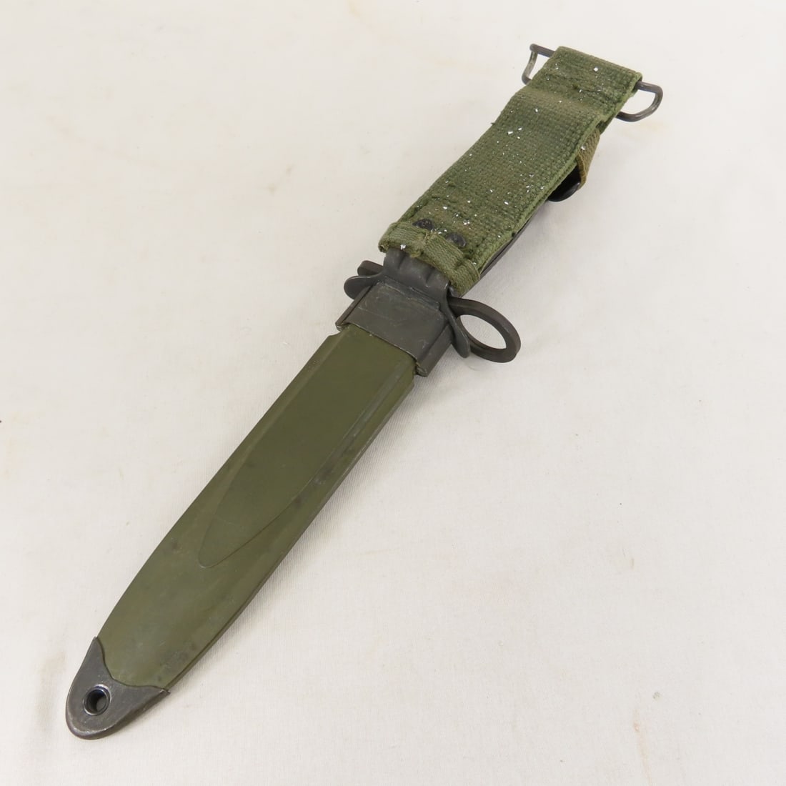 US Vietnam War Era M7 Bayonet & Scabbard - 13