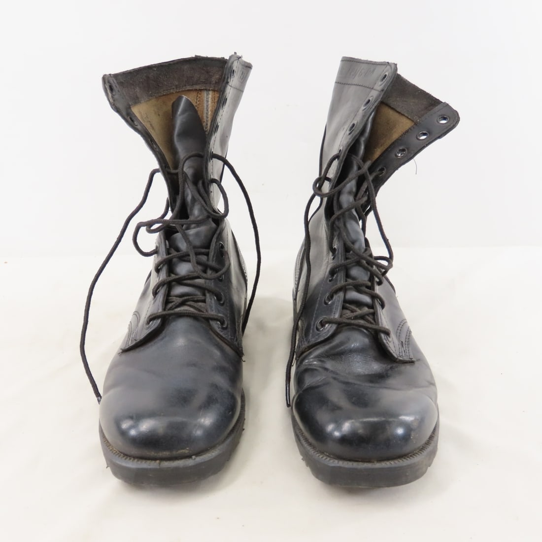 2 Pair Vintage US Military Combat Boots Sz 9.5, 10 - 10
