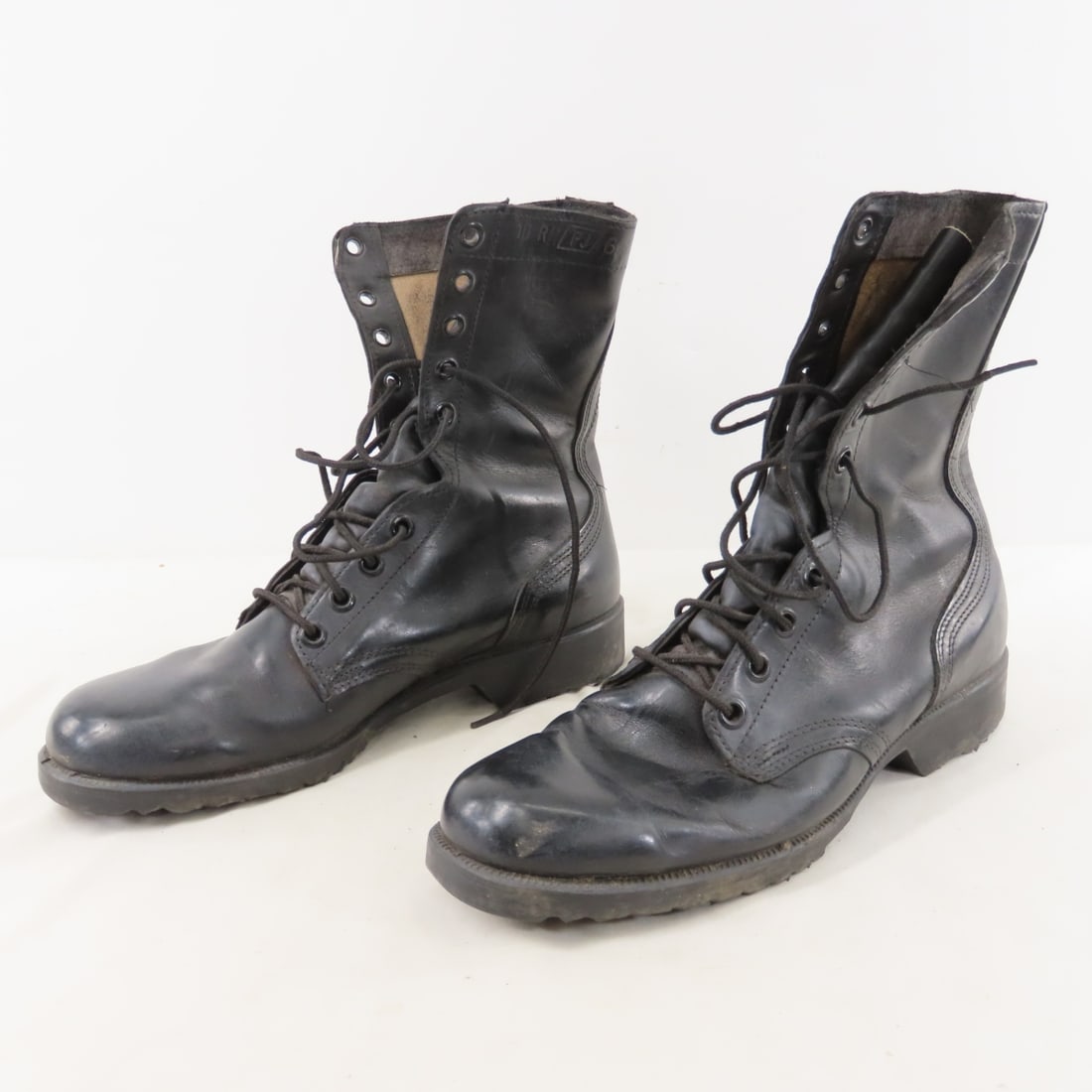 2 Pair Vintage US Military Combat Boots Sz 9.5, 10 - 11
