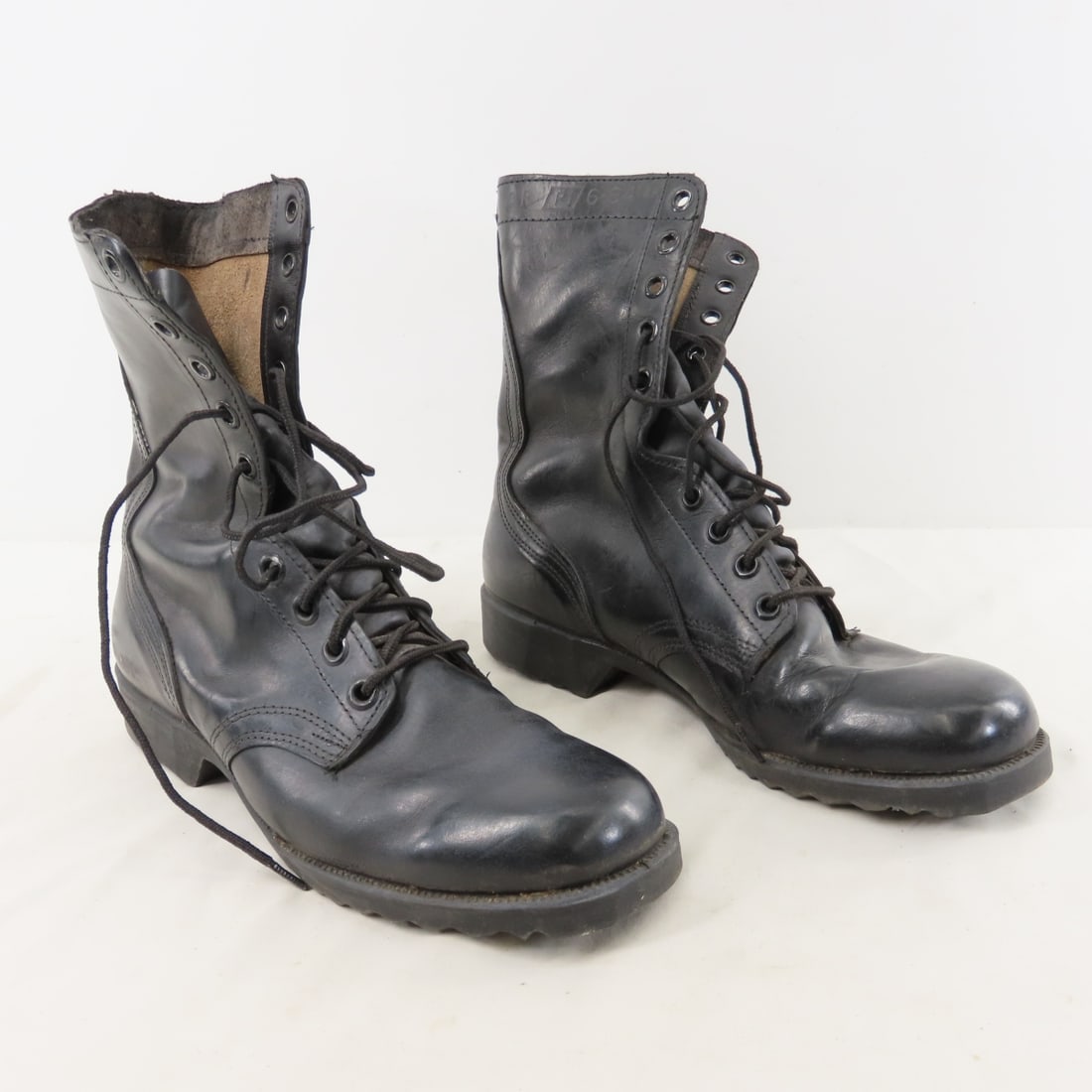 2 Pair Vintage US Military Combat Boots Sz 9.5, 10 - 9