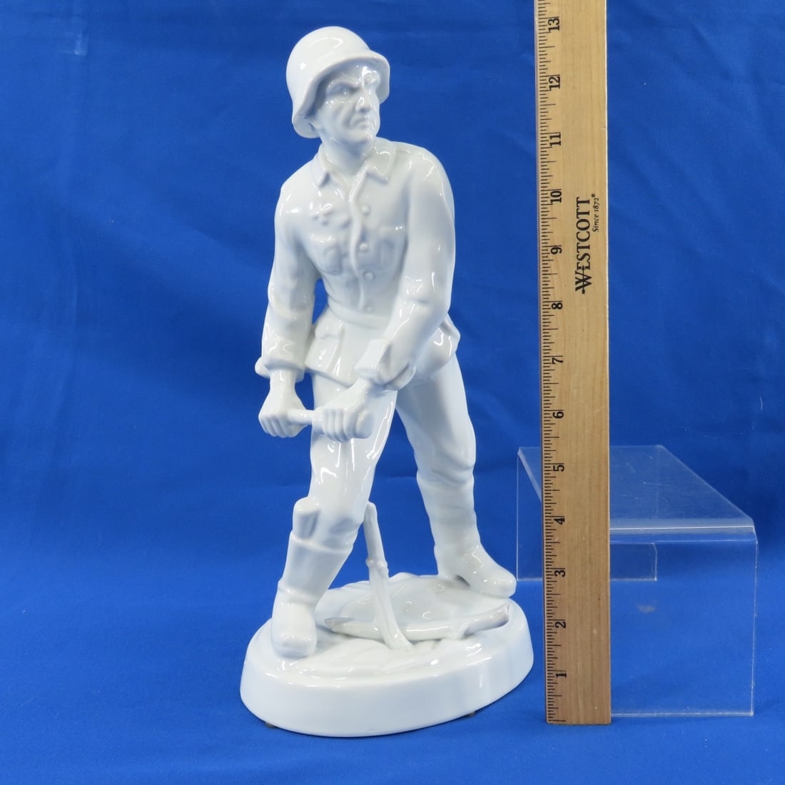 Karl Ens Porcelain German Grenade Thrower Figure - 8