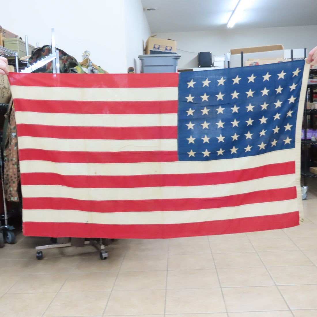 48 Star American Flag, Military Cap Insignia, More - 13