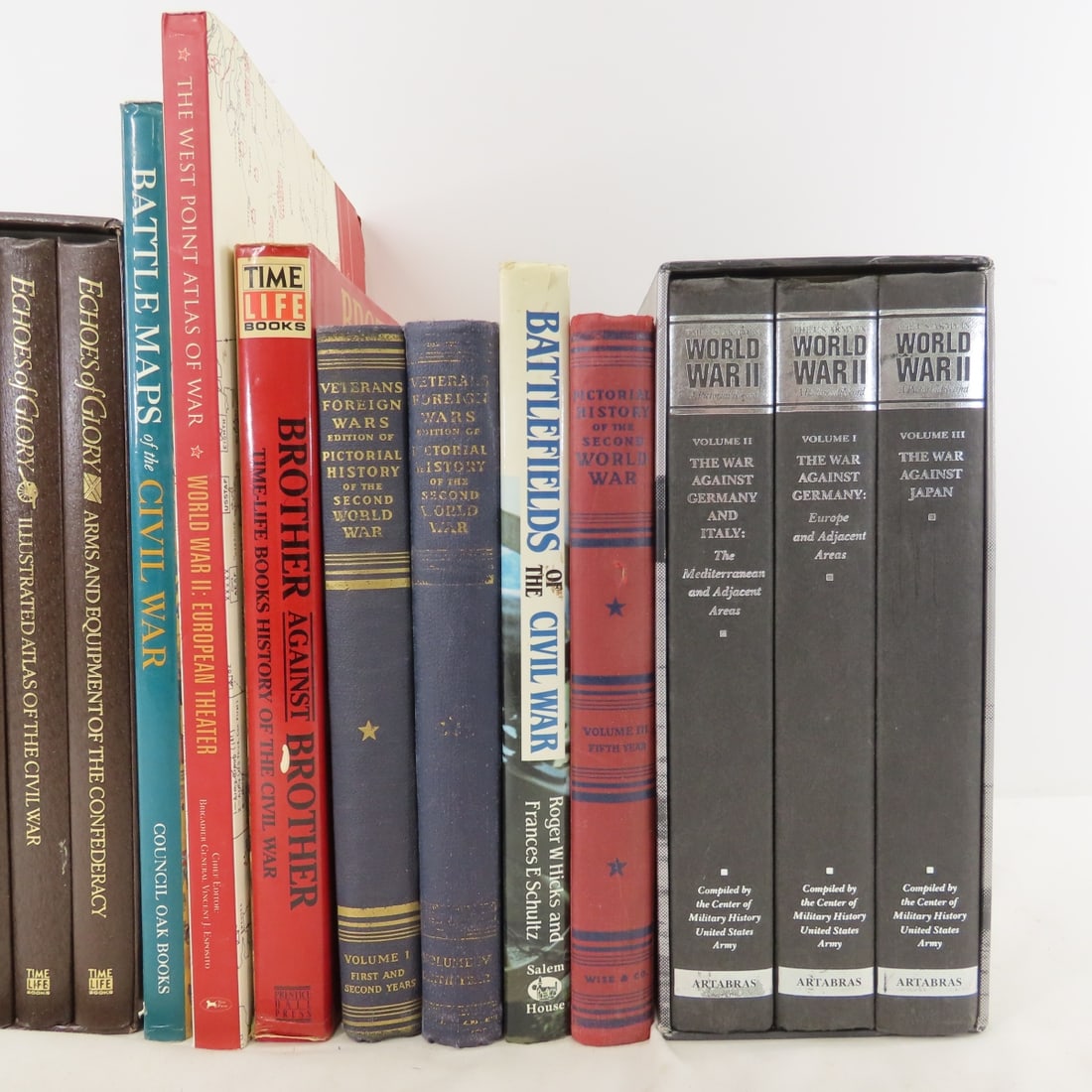 Collection of WWII & Civil War Books, HC SC - 3