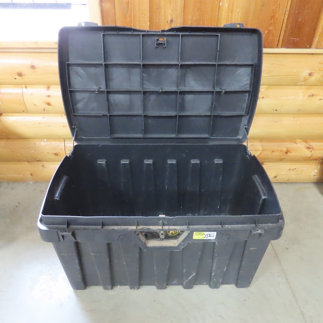 4 Large Black Storage Bins, Contico & others - 2