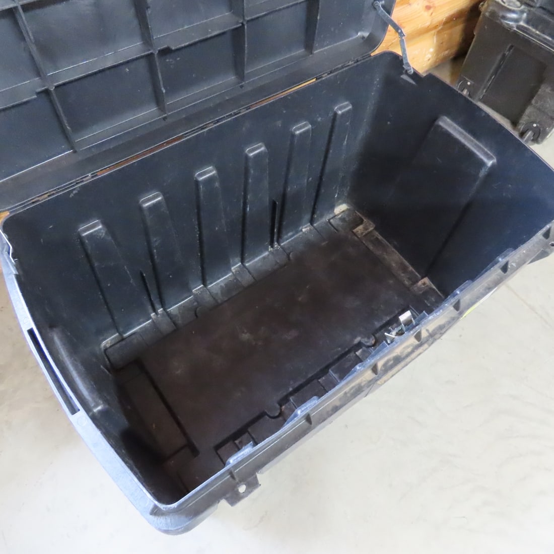 4 Large Black Storage Bins, Contico & others - 3