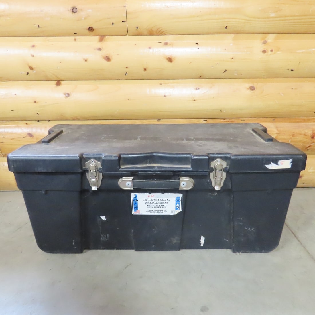 4 Large Black Storage Bins, Contico & others - 4