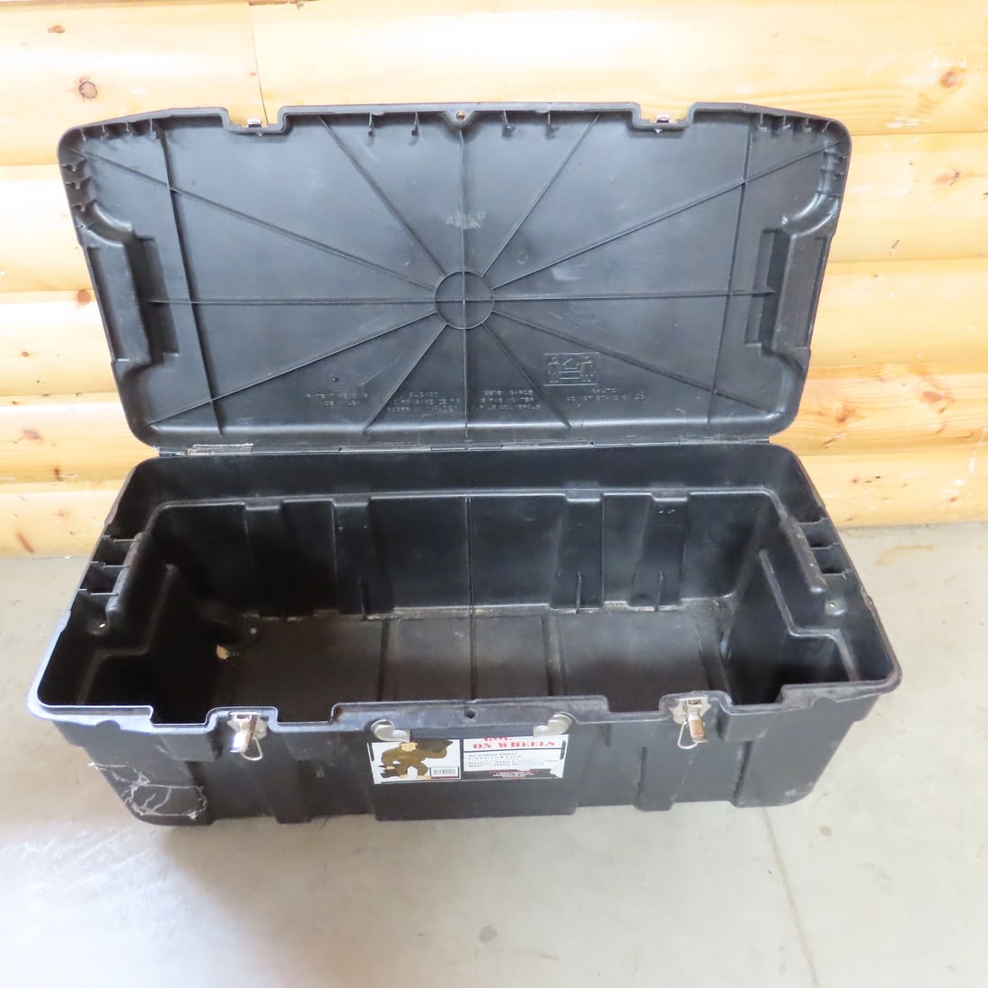 4 Large Black Storage Bins, Contico & others - 7