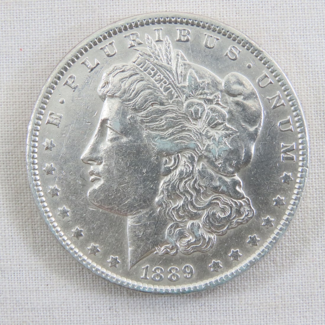 1889 Morgan Silver Dollar (1 of 2)